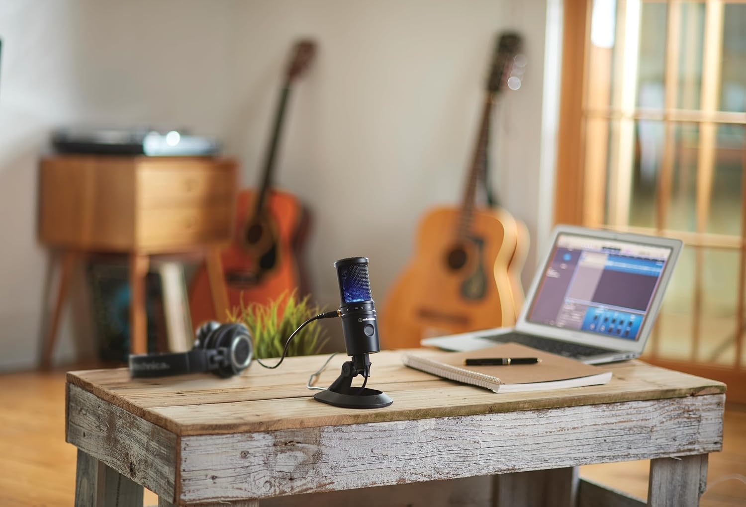 image:imageAudioTechnica AT2020USBX Cardioid Condenser USB Microphone Cardioid condenser microphone with 24bit96 kHz resolution for podcasting streaming and content creationUSB Microphone