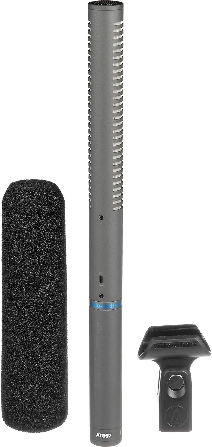image:imageAudioTechnica AT897 LineGradient Shotgun Condenser MicrophoneMicrophone