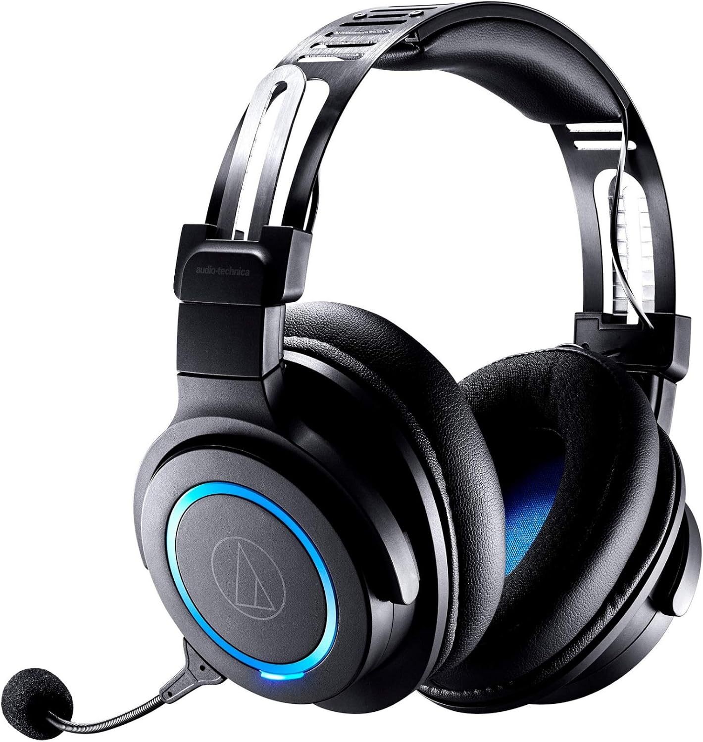 image:imageAudioTechnica ATHG1WL Premium Wireless Gaming Headset for Laptops PCs amp Macs 24GHz 71 Surround Sound Mode USB TypeA Black Adjustable