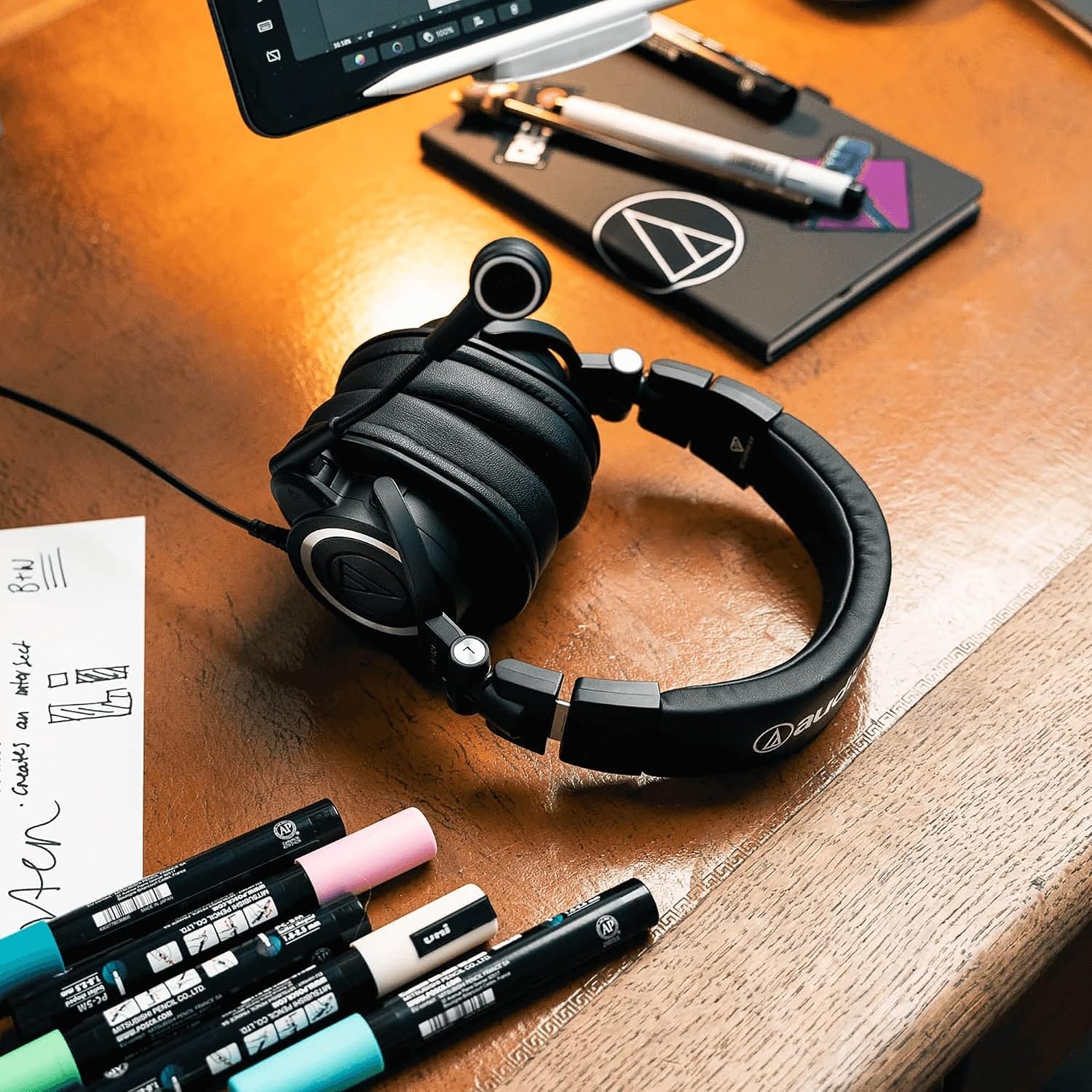 image:imageAudioTechnica ATHM50xSTSUSB StreamSet Streaming HeadsetHEADPHONES