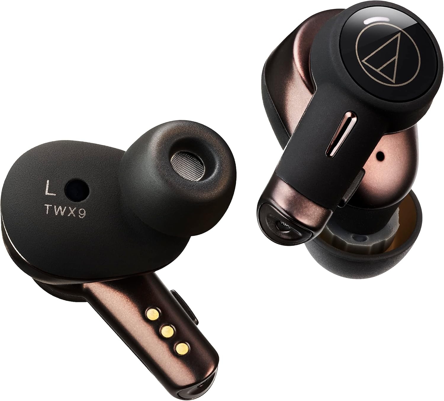 image:imageAudioTechnica ATHTWX9 Wireless Earbuds Premium Listening Experience with Bluetooth Wireless NoiseCancellation HighResolution Drivers with Innovative Acoustic TechnologyHeadphones