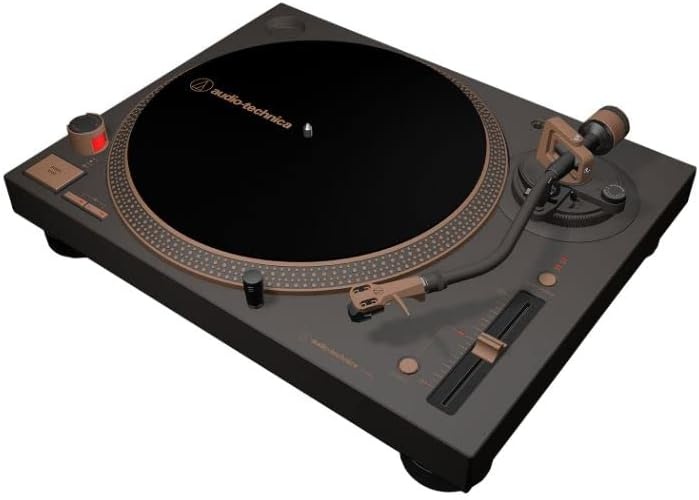 image:imageAudioTechnica ATLP120XUSBBK DirectDrive Turntable Analog amp USB Fully Manual HiFi 3 Speed Convert Vinyl to Digital AntiSkate and Variable Pitch Control BlackBronze
