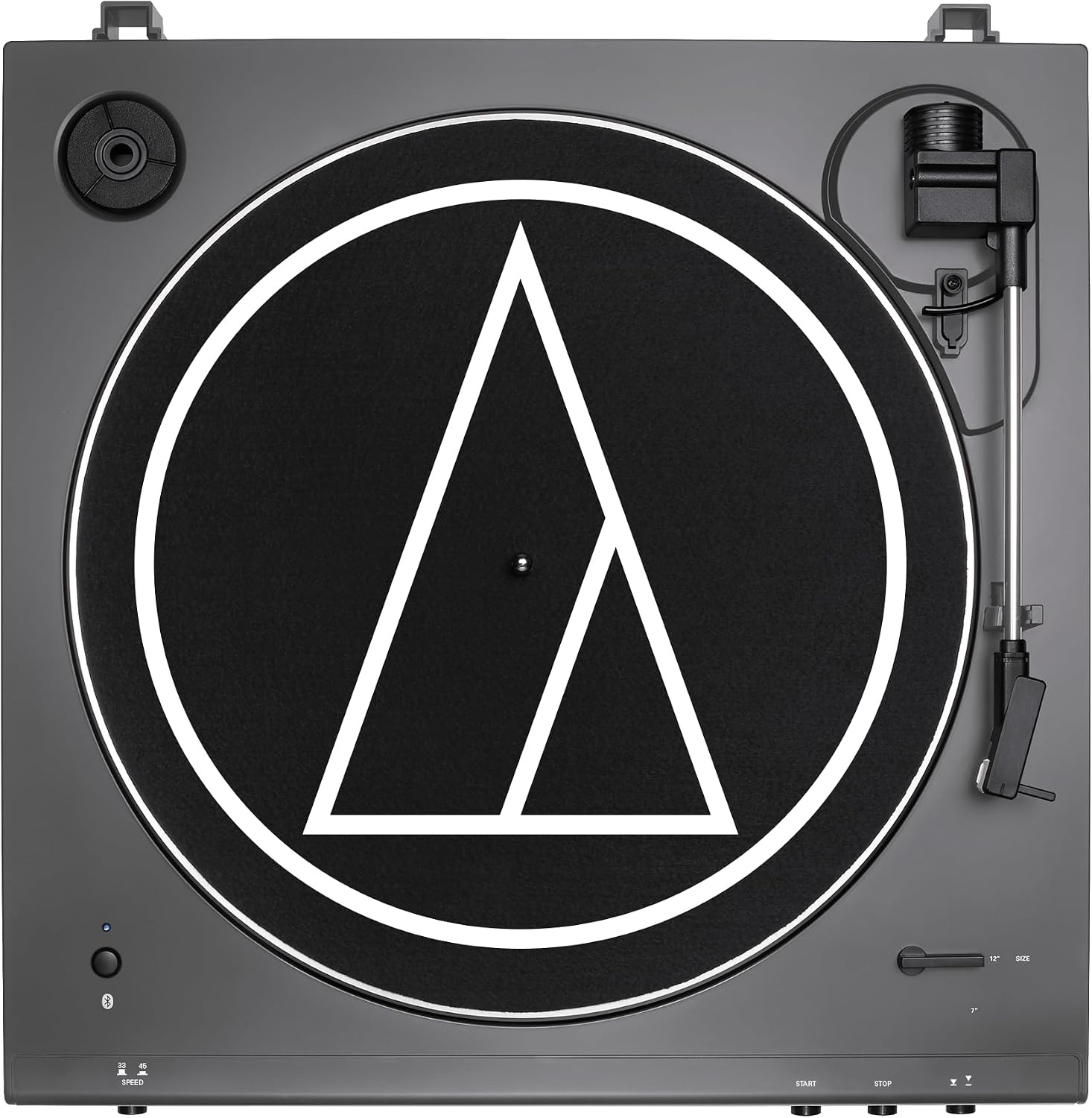 image:imageAudioTechnica ATLP60XBTBK Fully Automatic Wireless BeltDrive Stereo Turntable HiFi 2 Speed AntiResonance DieCast Aluminum Platter BlackGunMetalBlack