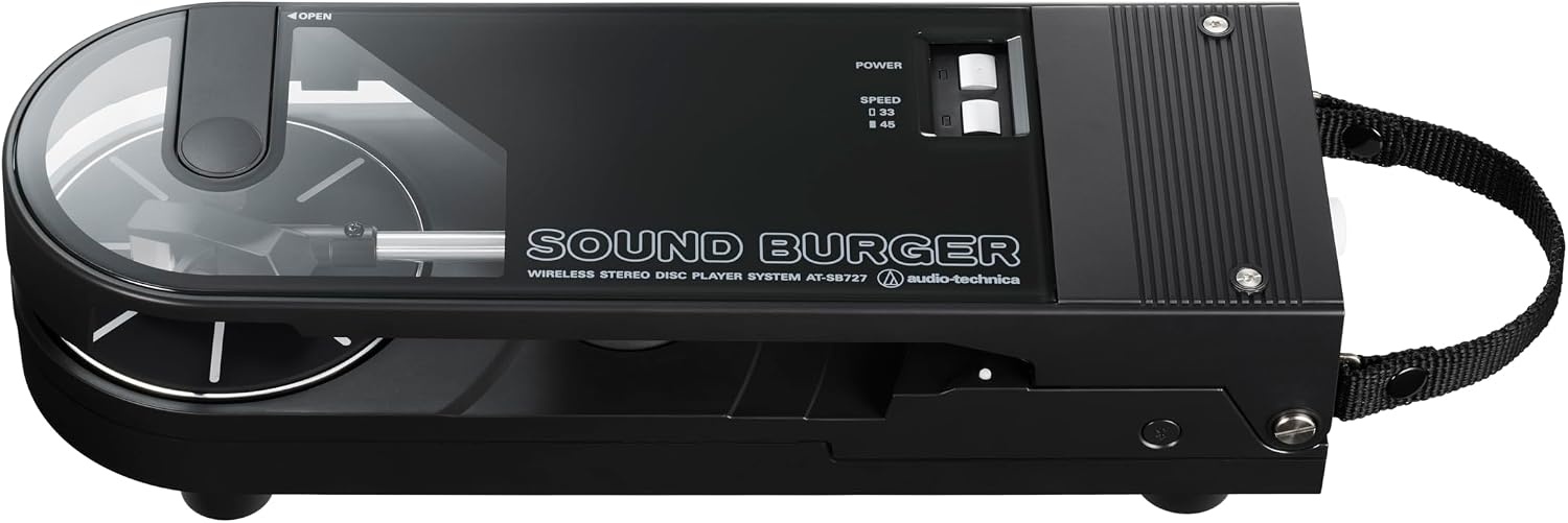 image:imageAudioTechnica ATSB727 Sound Burger Portable Bluetooth Turntable BlackBlack