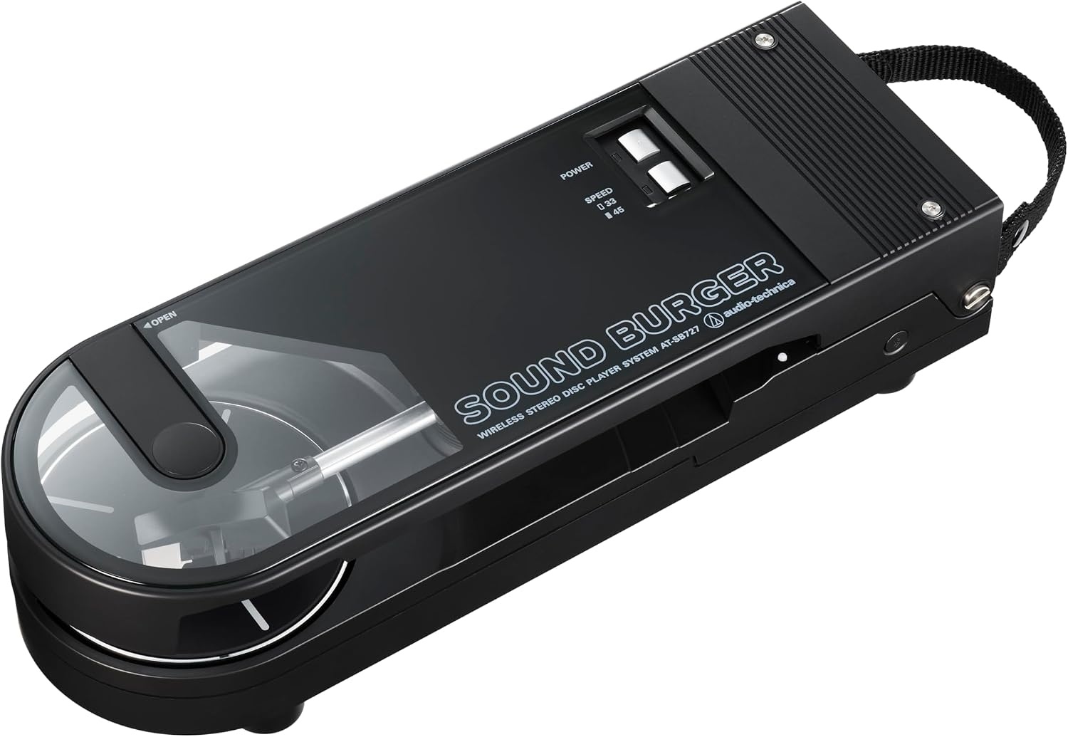 image:imageAudioTechnica ATSB727 Sound Burger Portable Bluetooth Turntable BlackBlack