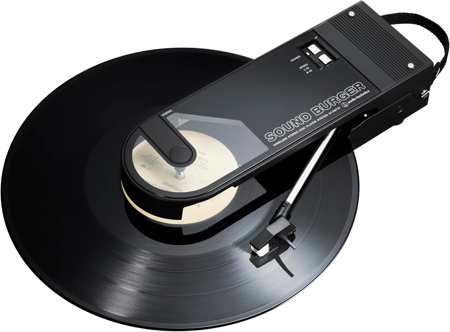 image:imageAudioTechnica ATSB727 Sound Burger Portable Bluetooth Turntable BlackBlack