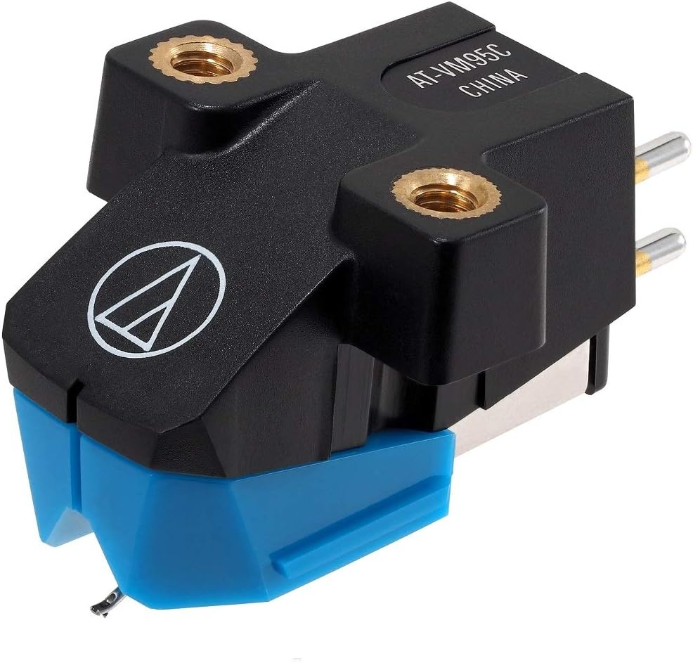 image:imageAudioTechnica ATVM95C Dual Moving Magnet Turntable Cartridge BlueTurntable Cartridge Blue