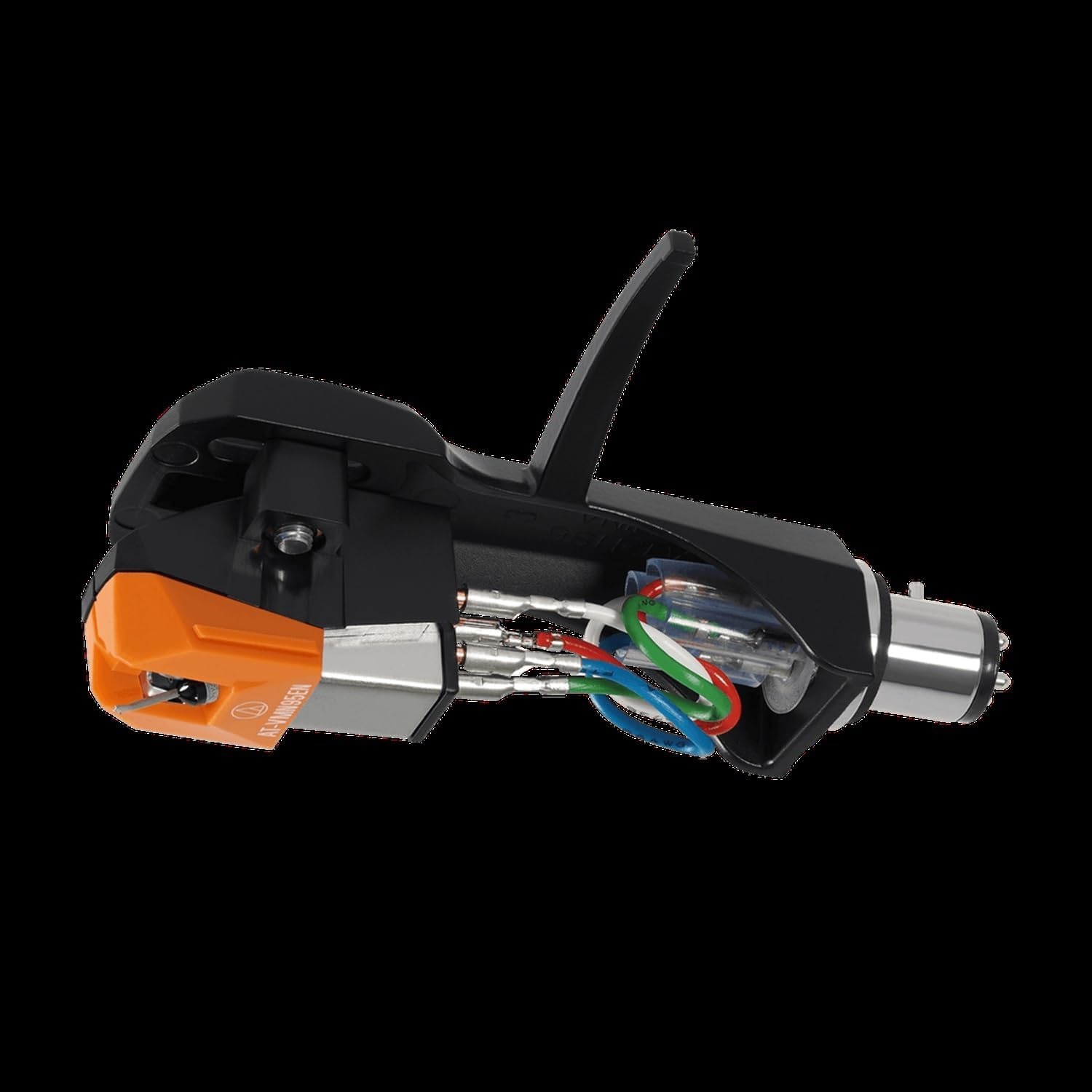 image:imageAudioTechnica ATVM95ENH Turntable HeadshellCartridge Combo Kit OrangeAudio Or Video