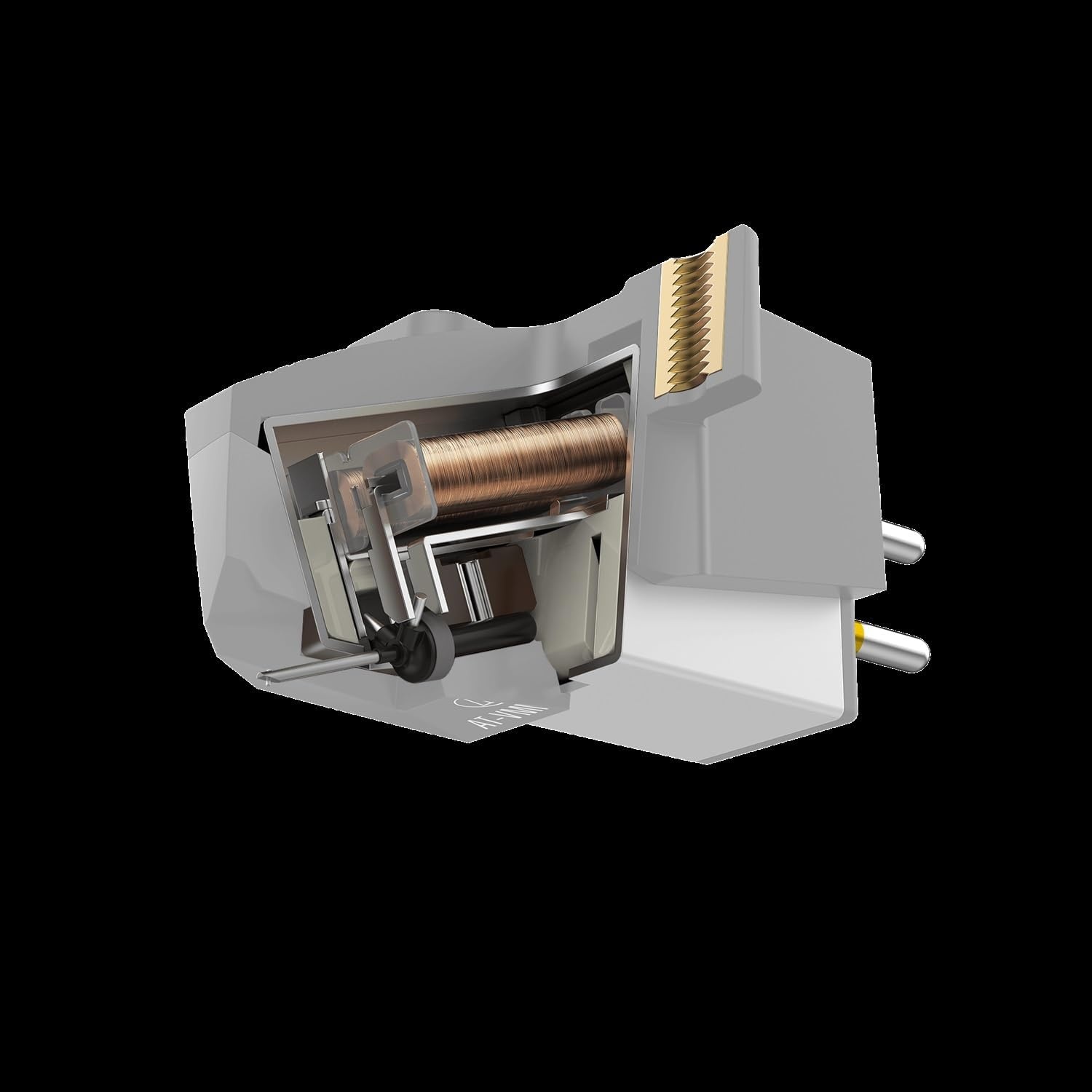image:imageAudioTechnica ATVM95ENH Turntable HeadshellCartridge Combo Kit OrangeAudio Or Video