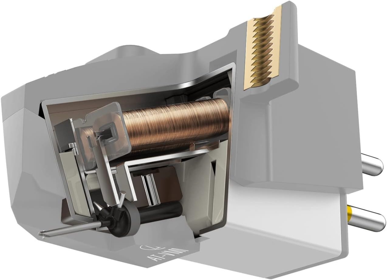image:imageAudioTechnica ATVM95MLH Turntable HeadshellCartridge Combo Kit RedAudio Or Video