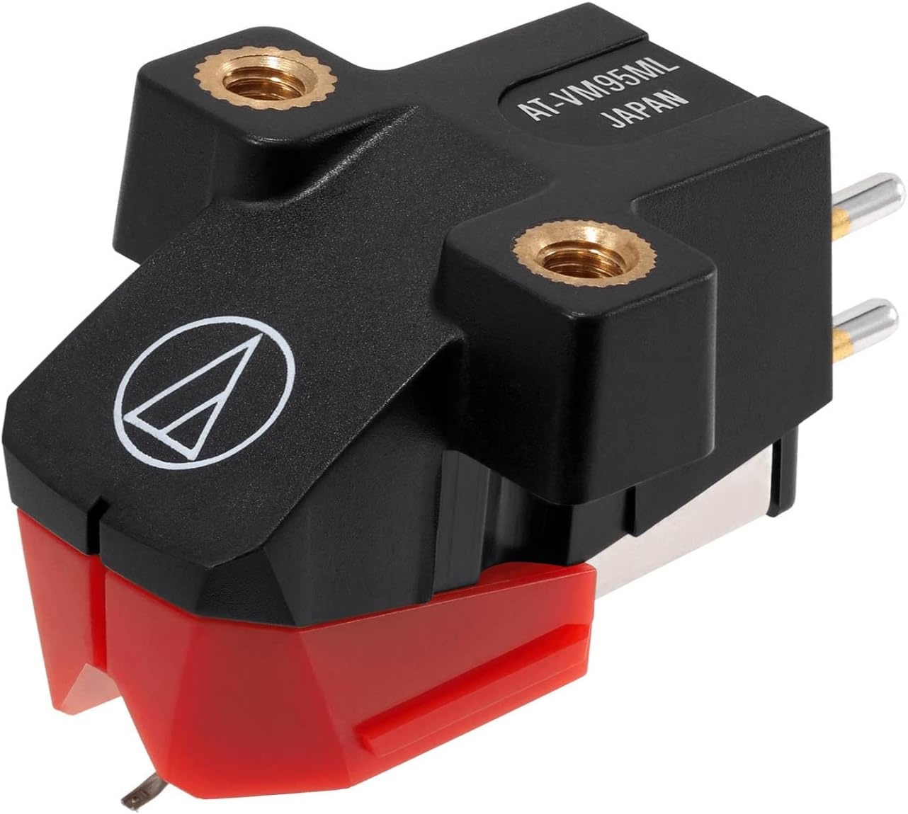image:imageAudioTechnica ATVM95MLH Turntable HeadshellCartridge Combo Kit RedAudio Or Video