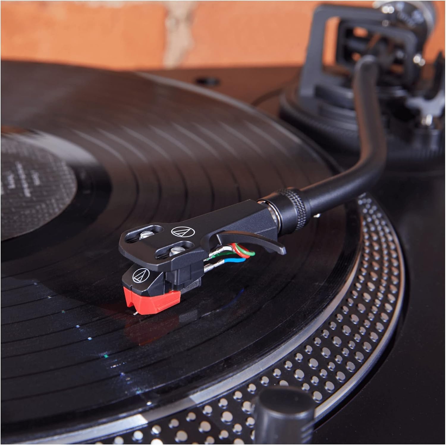 image:imageAudioTechnica ATVM95MLH Turntable HeadshellCartridge Combo Kit RedAudio Or Video