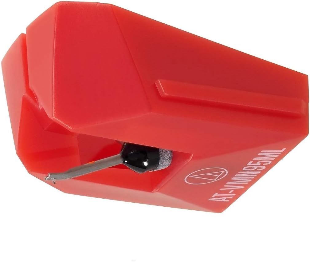 image:imageAudioTechnica ATVMN95ML Microlinear Replacement Turntable Stylus RedTurntable Red