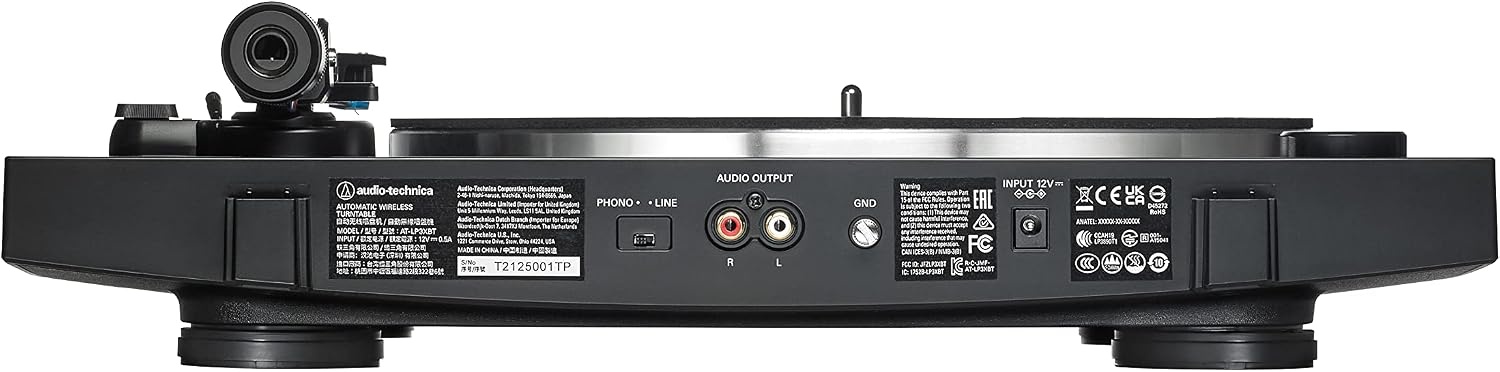 image:imageAudioTechnica Audio Technica ATLP3XBTWH Bluetooth Turntable Belt Drive Fully Automatic 3345 WhiteBlack