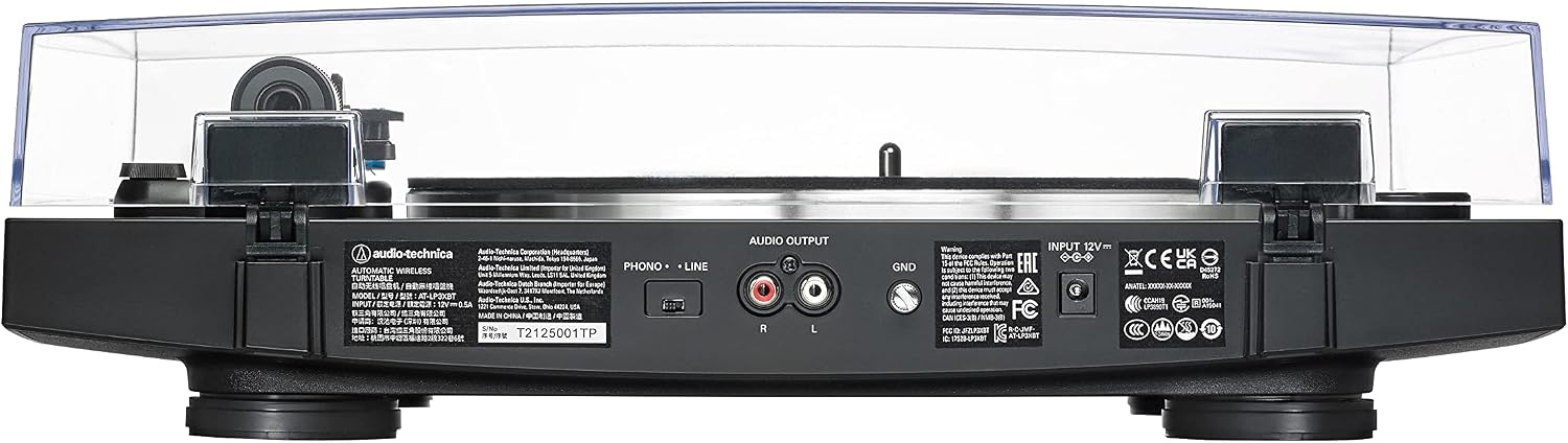 image:imageAudioTechnica Audio Technica ATLP3XBTWH Bluetooth Turntable Belt Drive Fully Automatic 3345 WhiteBlack