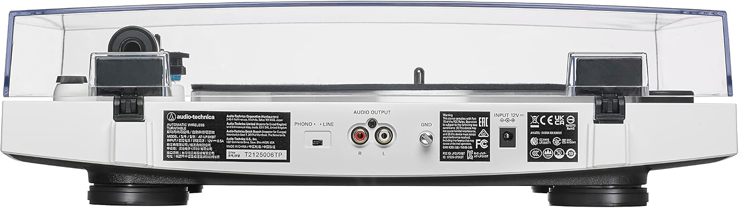 image:imageAudioTechnica Audio Technica ATLP3XBTWH Bluetooth Turntable Belt Drive Fully Automatic 3345 WhiteWhite