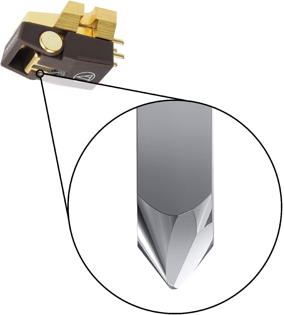 image:imageAudioTechnica VM760SLC Special Line Contact Nude Stereo Turntable Cartridge BlackVM750SH Shibata