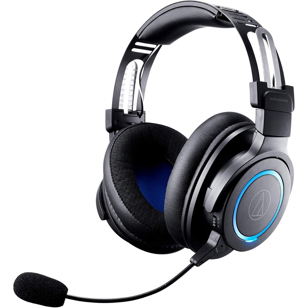image:imageAudioTechnica ATHG1WL Premium Wireless Gaming Headset for Laptops PCs amp Macs 24GHz 71 Surround Sound Mode USB TypeA Black Adjustable