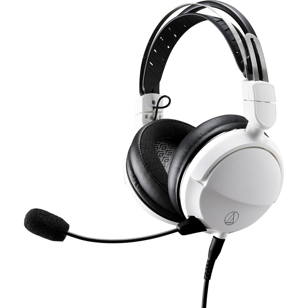 image:imageAudioTechnica ATHGL3WH ClosedBack Gaming Headset WhiteWhite