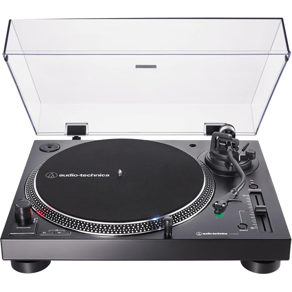 image:imageAudioTechnica ATLP120XUSBBK DirectDrive Turntable Analog amp USB Fully Manual HiFi 3 Speed Convert Vinyl to Digital AntiSkate and Variable Pitch Control BlackBlack