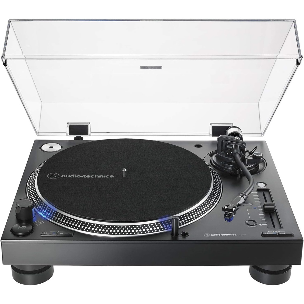 image:imageAudioTechnica ATLP140XPBK DirectDrive Professional DJ Turntable HiFi Fully Manual 3 Speed High Torque Motor Fully Manual 3 Speed High Torque Motor HiFiBlack