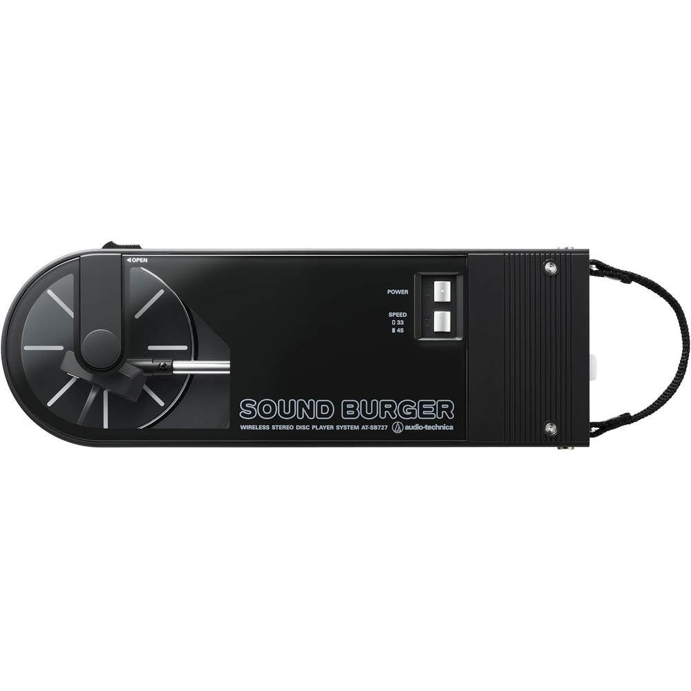 image:imageAudioTechnica ATSB727 Sound Burger Portable Bluetooth Turntable BlackBlack