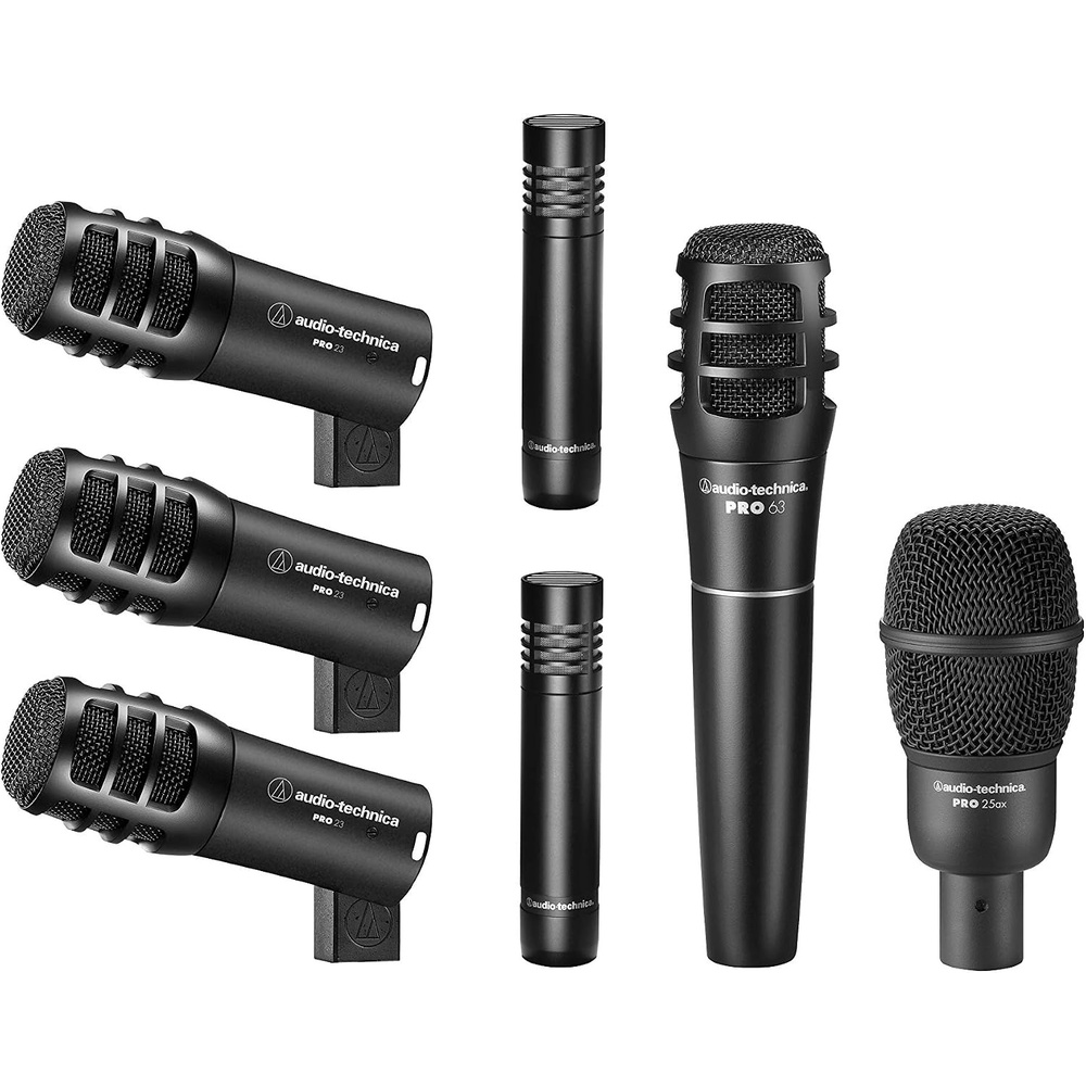 image:imageAudioTechnica PRODRUM4 4Piece Drum Microphone Pack with CasePRODRUM7