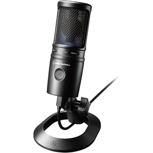 Audio-Technica AT2020USB-X Cardioid Condenser USB Microphone | Cardioid condenser microphone with 24-bit/96 kHz resolution for podcasting, streaming and content creation(USB Microphone)