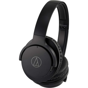 Audio-Technica ATH-ANC500BTBK QuietPoint Wireless Active Noise-Cancelling Headphones, Black
