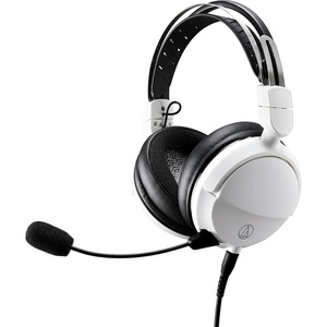 Audio-Technica ATH-GL3WH Closed-Back Gaming Headset, White(White)