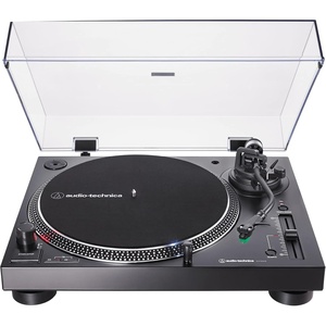 Audio-Technica AT-LP120XUSB-BK Direct-Drive Turntable (Analog & USB), Fully Manual, Hi-Fi, 3 Speed, Convert Vinyl to Digital, Anti-Skate and Variable Pitch Control, Black(Black)