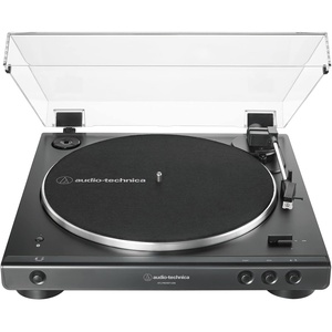 Audio-Technica AT-LP60XBT-USB-BK Fully Automatic Belt-Drive Stereo Turntable with Bluetooth and USB(Turntable)