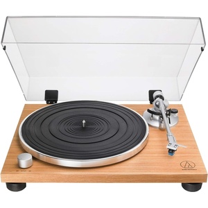 Audio-Technica AT-LPW40WN Fully Manual Belt-Drive Turntable, 2 Speeds, Dynamic Anti-Skate Control, Carbon-Fiber Tonearm Walnut(AT-LPW30TK)