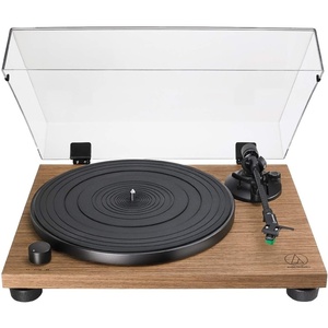 Audio-Technica AT-LPW40WN Fully Manual Belt-Drive Turntable, 2 Speeds, Dynamic Anti-Skate Control, Carbon-Fiber Tonearm Walnut(AT-LPW40WN)