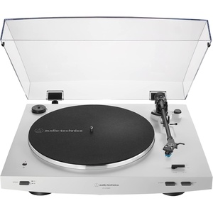 Audio-Technica Audio Technica AT-LP3XBT-WH Bluetooth Turntable Belt Drive Fully Automatic 33/45 (White)(White)