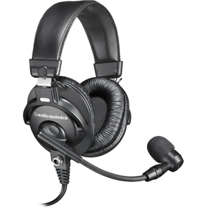 Audio-Technica BPHS1 Broadcast Stereo Headset with Dynamic Cardioid Boom Mic(Headset)