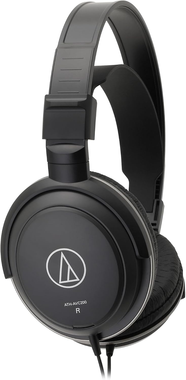 image:imageAudioTechnica ATHAVC200 SonicPro OverEar ClosedBack Dynamic Headphones BlackATHAVC200