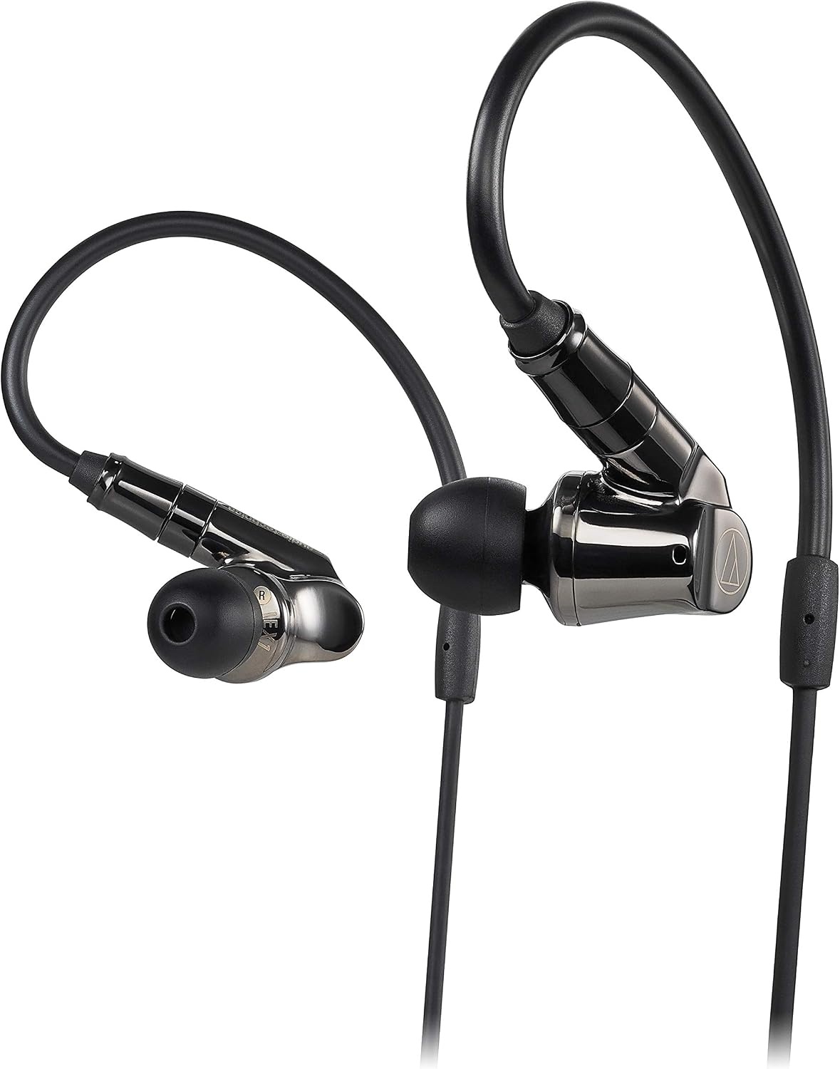 image:imageAudioTechnica ATHIEX1 HiRes inEar Headphones Black Adjustable