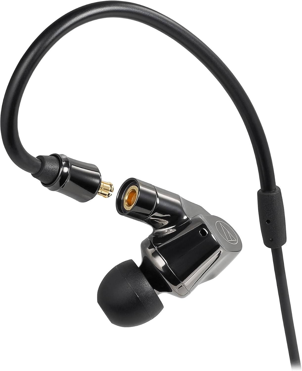 image:imageAudioTechnica ATHIEX1 HiRes inEar Headphones Black Adjustable