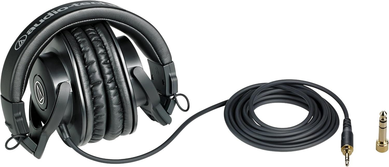 image:imageAudioTechnica ATHM30x Professional Studio Monitor Headphones BlackATHM30X
