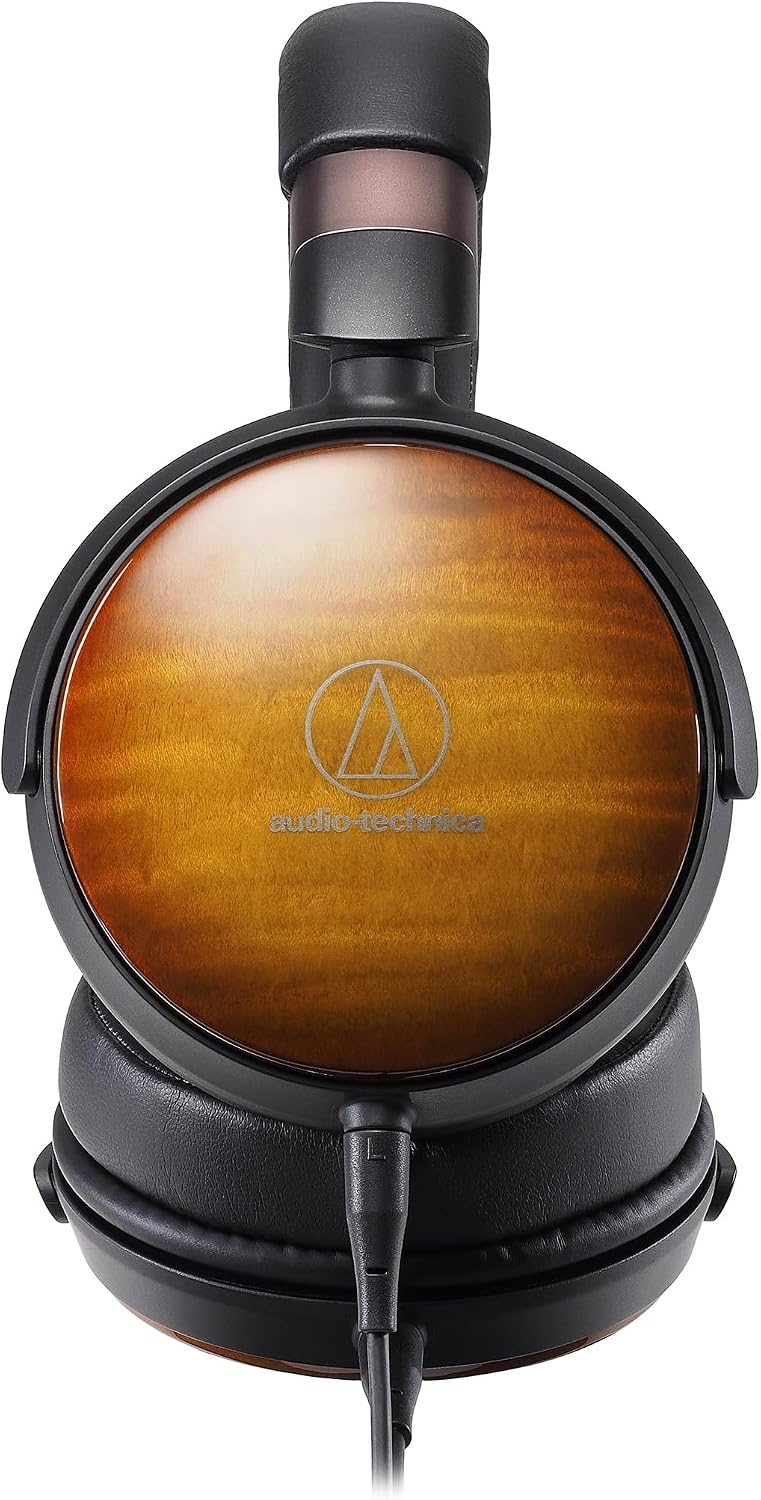 image:imageAudioTechnica ATHWP900 OverEar HighResolution Headphones Flame MapleBlack