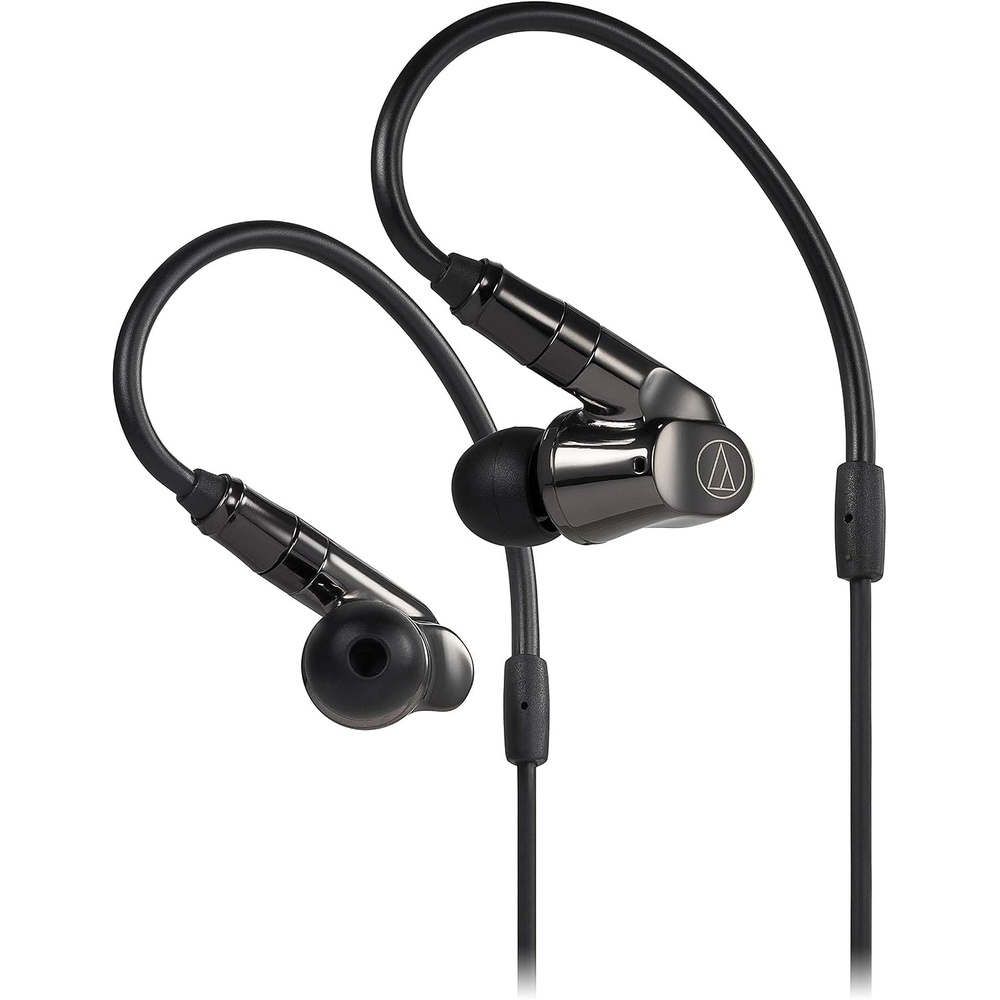 image:imageAudioTechnica ATHIEX1 HiRes inEar Headphones Black Adjustable
