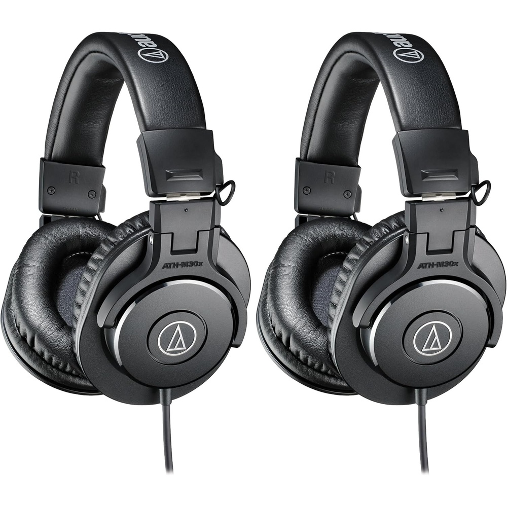image:imageAudioTechnica ATHM30x Professional Studio Monitor Headphones BlackATHM30X Pack of 2