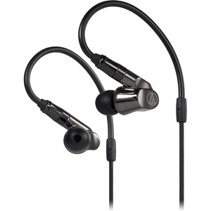 Audio-Technica ATH-IEX1 Hi-Res in-Ear Headphones, Black, Adjustable