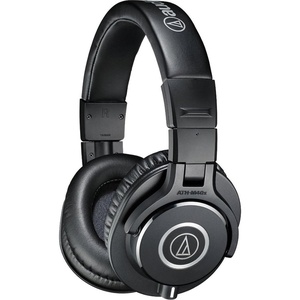 Audio-Technica ATH-M40x Professional Studio Monitor Headphone, Black, with Cutting Edge Engineering, 90 Degree Swiveling Earcups, Pro-Grade Earpads/Headband, Detachable Cables Included(ATH-M40X)