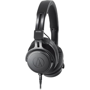 Audio-Technica ATH-M60X On-Ear Closed-Back Dynamic Professional Studio Monitor Headphones Black